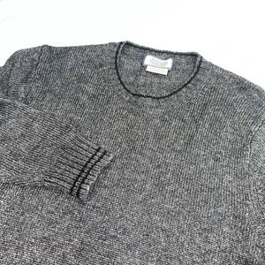 Boston Traders Crewneck Pullover Sweater Mens Large‎ Gray Wool Blend